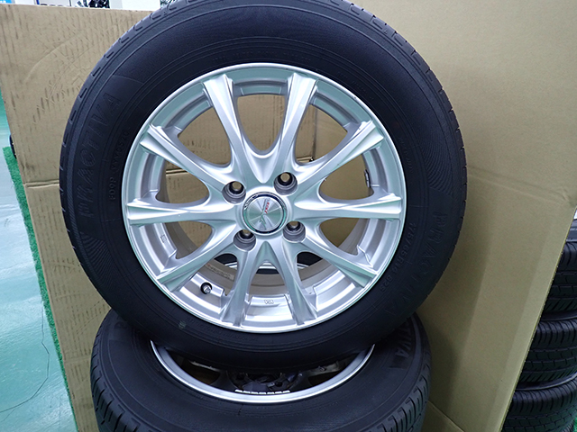 中古夏タイヤ：ホィール４本セット